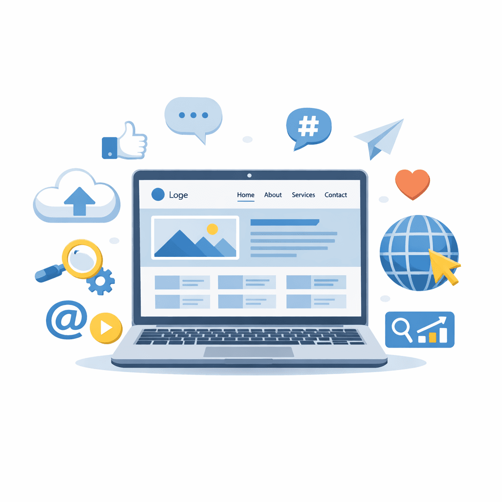 Falta de presença digital profissional